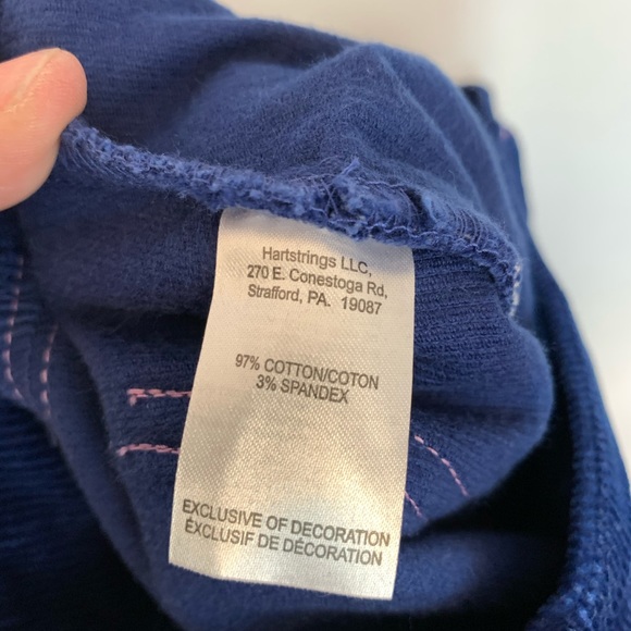 Hartstrings Corduroy w/ Floral Design Pants Sz 14 - Picture 14 of 16